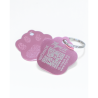 Aluminium paw-shaped pet tag with QR code