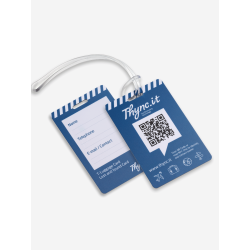 Luggage Tag with QR Code & NFC | Digital Luggage ID | DynaTag