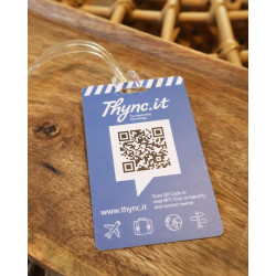 Luggage Tag with QR Code & NFC | Digital Luggage ID | DynaTag