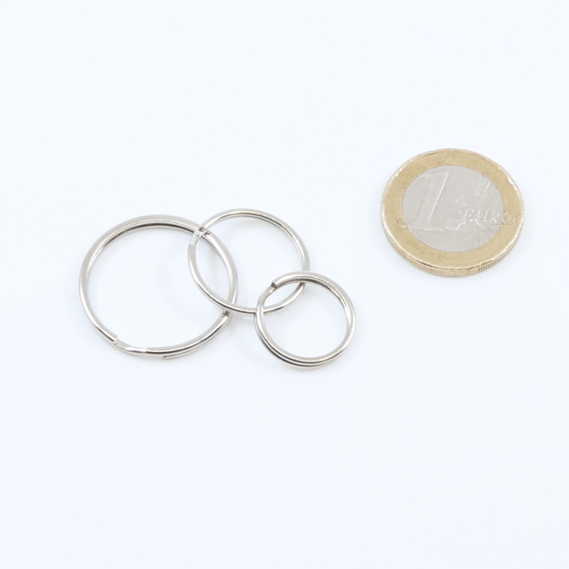 Anneaux de rechange pour médailles d’animaux, tailles S/M/L (3 pièces)