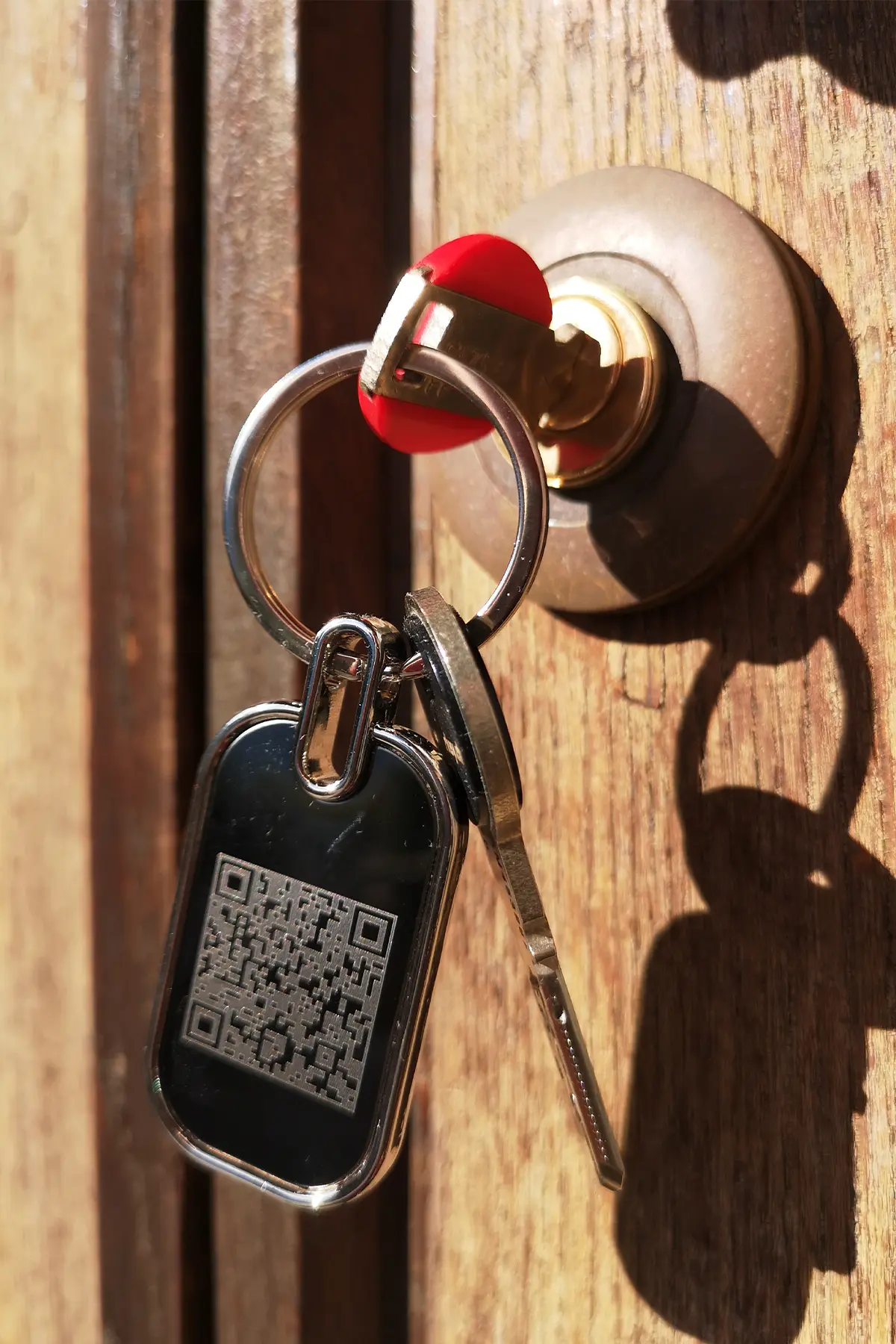 Portachiavi con codice QR per chiavi di casa, veicoli, ufficio e famiglia